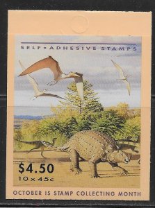 Australia 1349a 1993 Dinosaurs booklet MNH