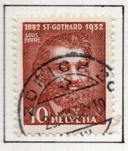 Switzerland 1932 SHADES Early Issue Fine Used 10c. NW-210874