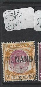 MALAYA PENANG  (P0704BB)  KGVI   25 C   SG 16   VFU