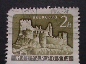 ​HUNGARY-SET OF 8 FAMOUS BUILDING IN HENGARY USE STAMPS VERY FINE