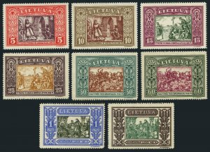 Lithuania 264-271,MNH.Mi 332-339. Independence,15th Ann.1932.Historical scenes.