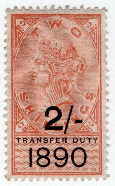 (I.B) QV Revenue : Transfer Duty 2/- (1890)