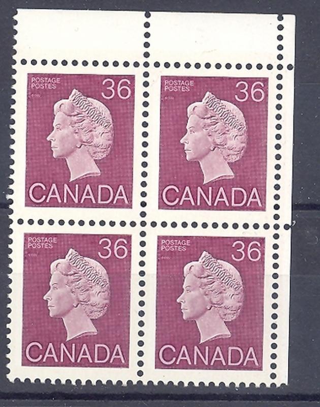 Canada #926a Plate Blocks Mint VF NH  