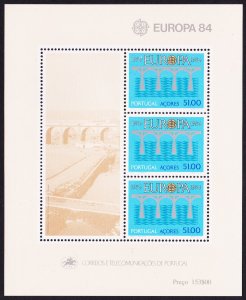 Azores Bridges Europa CEPT MS 1984 MNH SG#MS455 MI#Block 5