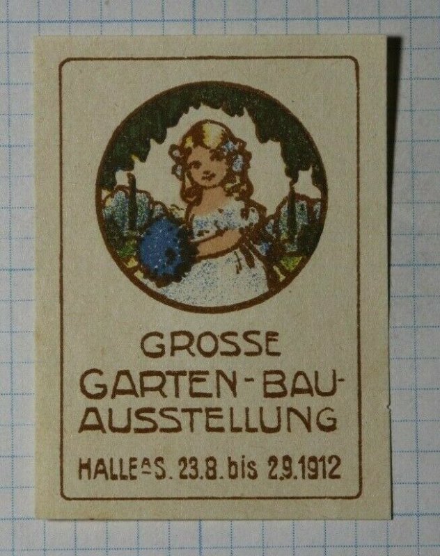 Garden Building Fair Exposition Poster Stamp Ads