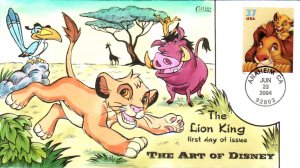 #3867 The Lion King Collins FDC