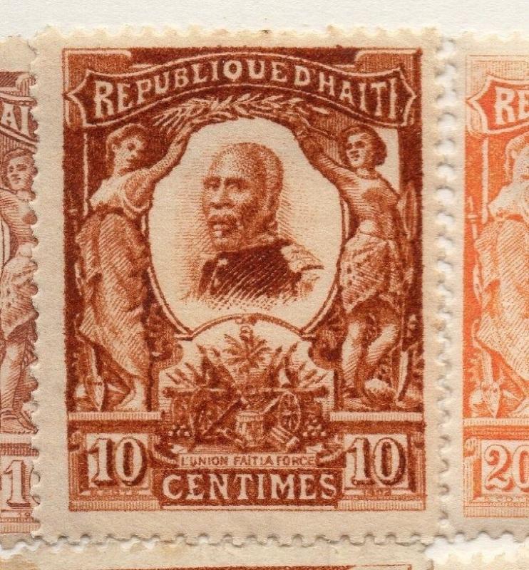 Haiti 1904 Early Issue Fine Mint Hinged 10c. 073438