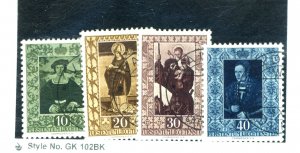 LIECHTENSTEIN #266-9 USED FVF Cat $54