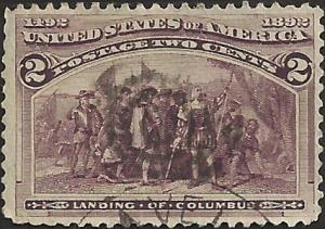 # 231 BROWN VIOLET USED LANDING OF COLUMBUS