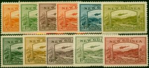 New Guinea 1939 Set of 11 to 2s SG212-222 Fine LMM