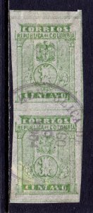 Colombia - Scott #304a - Pair - Used - SCV $2.20