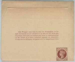 72406 - BARBADOS -   POSTAL STATIONERY  Wrapper - Higgings & Gage  # 1