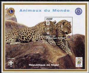 Niger Republic 1998 Animals of the World - Big Cats perf ...