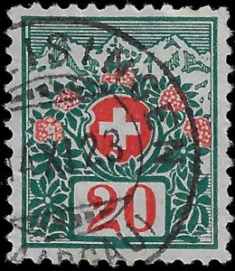 Switzerland 1910 Sc J40 U vf
