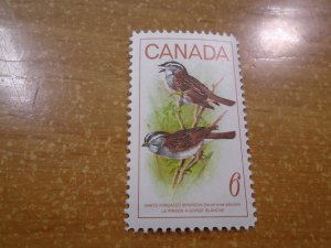 Canada # 496 var  White head bird  MNH