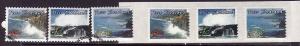 New Zealand-Sc#1805-7-unused NH set & used set-Scenes-2002-