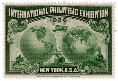 (I.B) US Cinderella : International Philatelic Exhibition (New York 1926) 