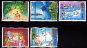 Great Britain 1987, Set MNH Christmas  # 1196-1200