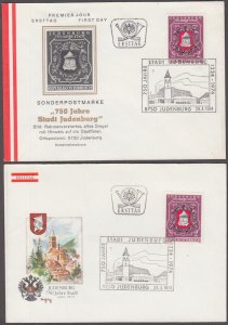 AUSTRIA  SC #985 FDC 750th ANN of the TOWN of JUDENBURG- JEWISH TOWN