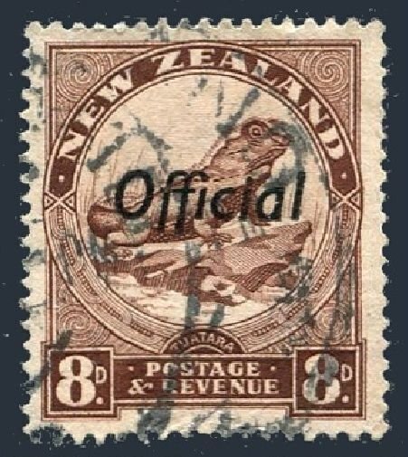 New Zealand O68B, used. Michel D48C. Official 1942. Tautara.