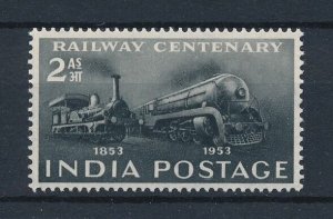 [113441] India 1953 Railway trains Eisenbahn Centenary  MNH