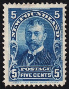 Newfoundland Scott 85 (1899) Mint H F, CV $45.00 C 