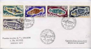 French Southern & Antarctic Territories 1971 Fish the...