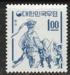 Korea Scott 363 MNH** 1963 Folk Dance stamp