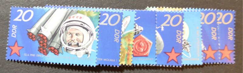 DDR Sc # 1262-1269, VF MNH