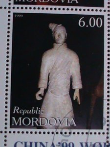 MOLDOVA-1999-CHINA'99 WORLD PHILATELIC SHOW- TREASURE OF CHINA CTO SHEET VF