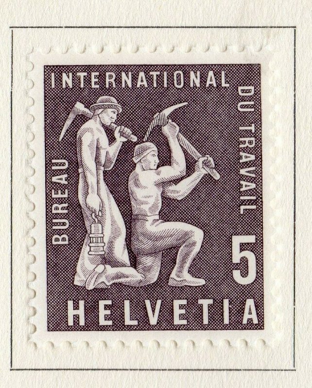 Switzerland Helvetia 1956 Early Issue Fine Mint Hinged 5c. NW-170841 