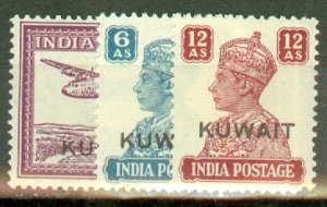 JU: Kuwait 59-71 mint CV $60.50; scan shows only a few