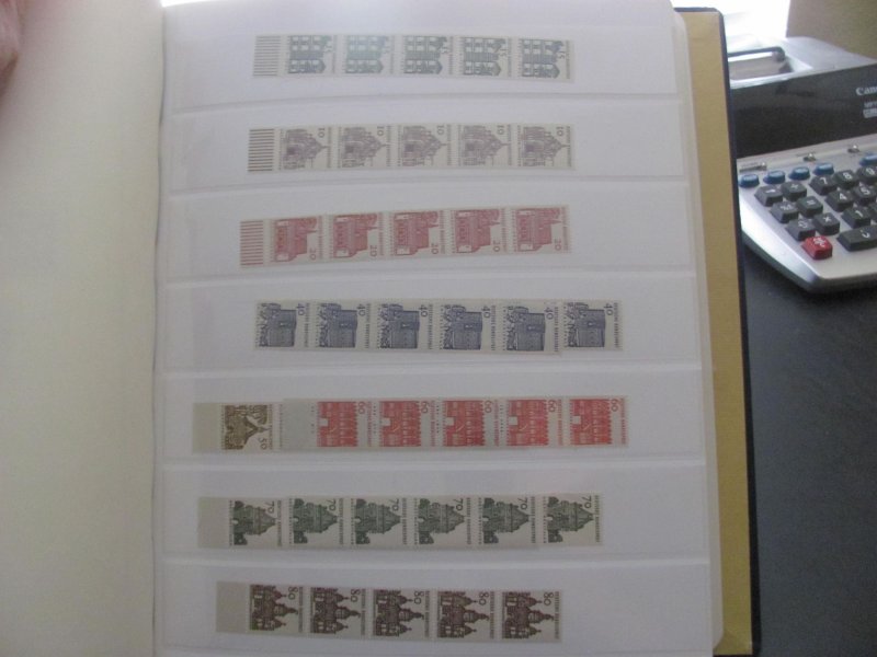 GERMANY MNH 1949-1972 (4) LIGHTHOUSE & SCHAUBEK ALBUMS COMPLETE  SIGNED (38)