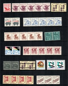 United States 15 MNH coils