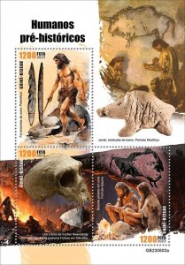 GUINEA BISSAU 2023 PRE-HISTORIC MAN SHEET  MINT NEVER HINGED