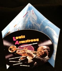 1995 32c LOUIS ARMSTRONG FIRST DAY ISSUE STAMP CEREMONY PROGRAM (ESP#N1317-67)