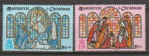 Montserrat SG 905 - 906 set of 2  MLH -Christmas