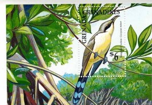 Grenada Grenadines MNH S/S 1198 Mangrove Cuckoo Bird