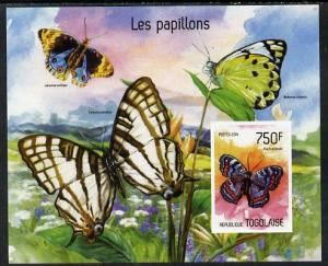 Togo 2014 Butterflies imperf s/sheet C - unmounted mint