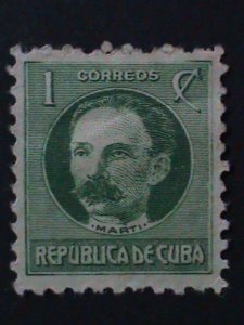 CUBA-1917-SC#264 JOSE MARTI  MINT?-107 YEARS OLD STAMP WE SHIP TO WORLDWIDE