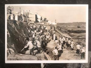 1943 Graz Austria Germany RPPC Postcard Cover work of our pioneers in poland