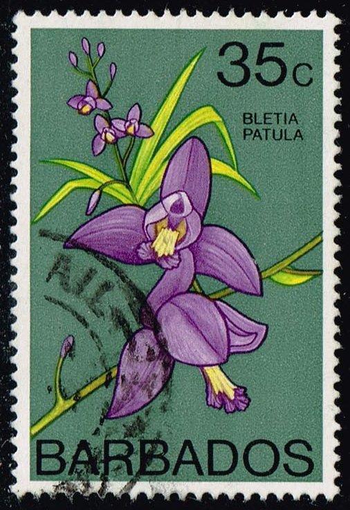 Barbados #406 Orchid; Used (2.10)