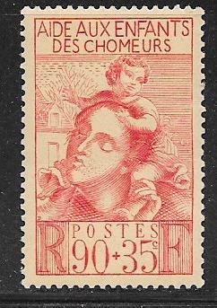 France #B84 90c+35c red (MLH)  CV$3.75