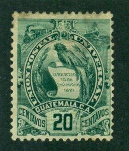 Guatemala 1893 #49 MH SCV (2024) = $7.50