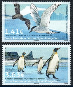 FSAT TAAF 571-572, MNH. Birds, Penguins, 2017