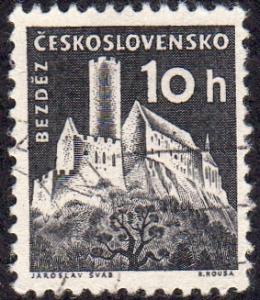 Czechoslovakia 971 - Used - 10h Bezdez Castle (1960)