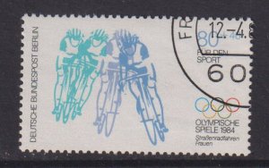 Germany  Berlin  #9NB214 used 1984  Olympics 80pf