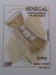 ​SENEGAL-1997 SC#1292 MUSICAL INSTRUMENT -DELUXE PROOF SHEET MNH VERY FINE