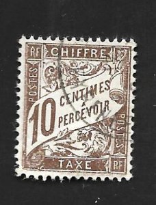 France 1893 - U - Scott #J30