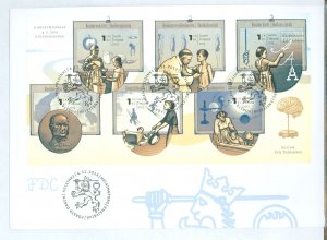 Finland 1448 2013 finnish school system, booklet pane of 6 on a cacheted, unaddressed fd cover